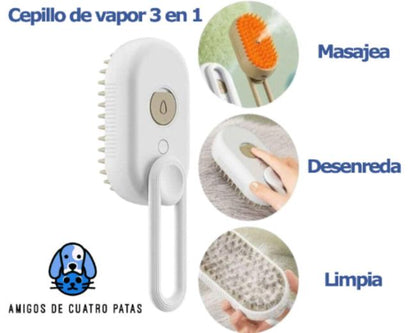 Cepillo vapor de masaje